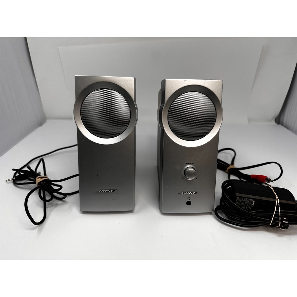Bose Companion 2 Multimedia Computer Speakers w Power Supply Tested Working